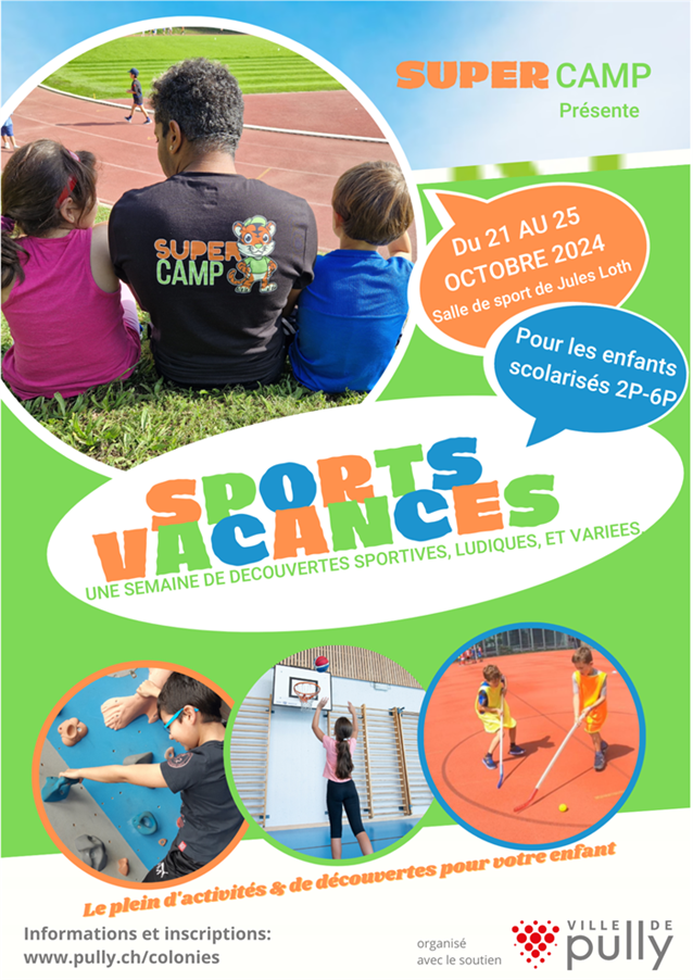 Affiche Stage Sportif Automne 24